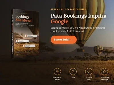 Bookings Kila Mwezi: Sehemu 12 za Kupata Wateja wa Safari · 4